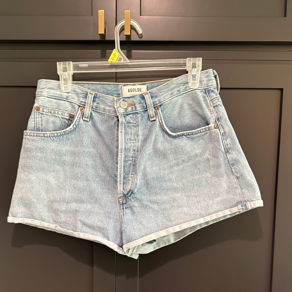 Agolde Blue Jean Shorts Vintage Style